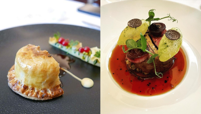 Gaddi's的法籍大廚在傳統的法國菜基礎上加入了日本食材，像是麵豉和芥辣，為精緻菜餚加入「亞洲味道」的創新元素。談及 Gaddi's 的必試菜式，牛肉及鮮蠔他他、歐洲多寶魚丶香草牛油煮法國龍脷魚以及